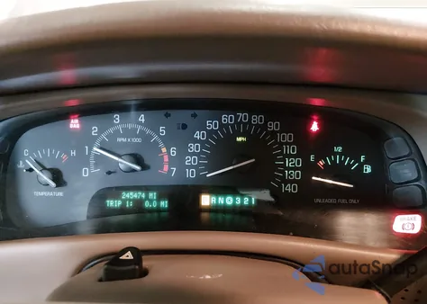 2000 Buick Park Avenue из США, поврежденный, VIN 1G4CW54K7Y4288331